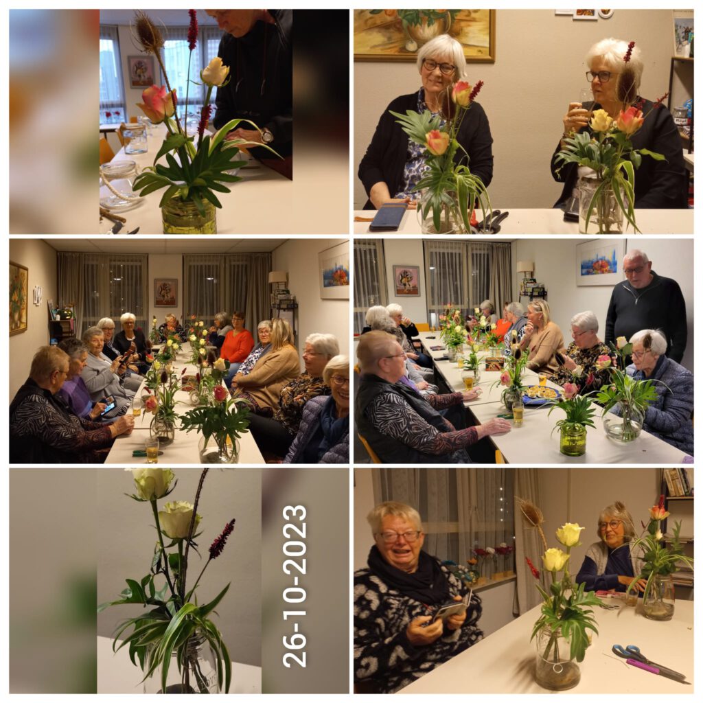 collage bloemschikken